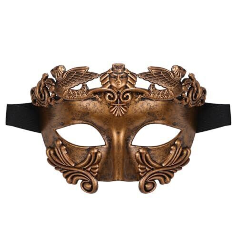 8572 Masquerade Mask - Vintage Roman Greek Venetian Half Face Mask
